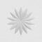 Ekena Millwork Standard Sedgwick Flower Rosette With Square Edge, 3"W x 3"H x 3/4"P ROSP030X030X075SDG09 - alternate 2